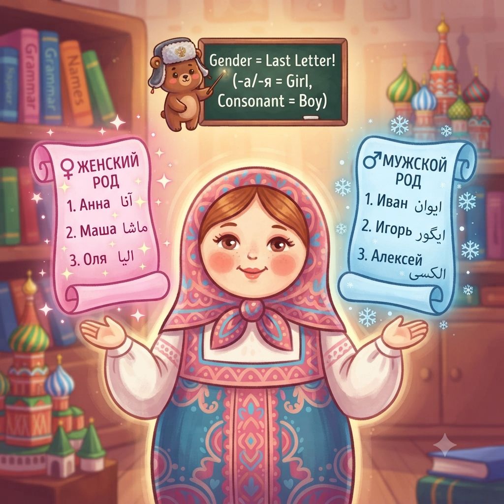 جنسیت اسامی در زبان روسی